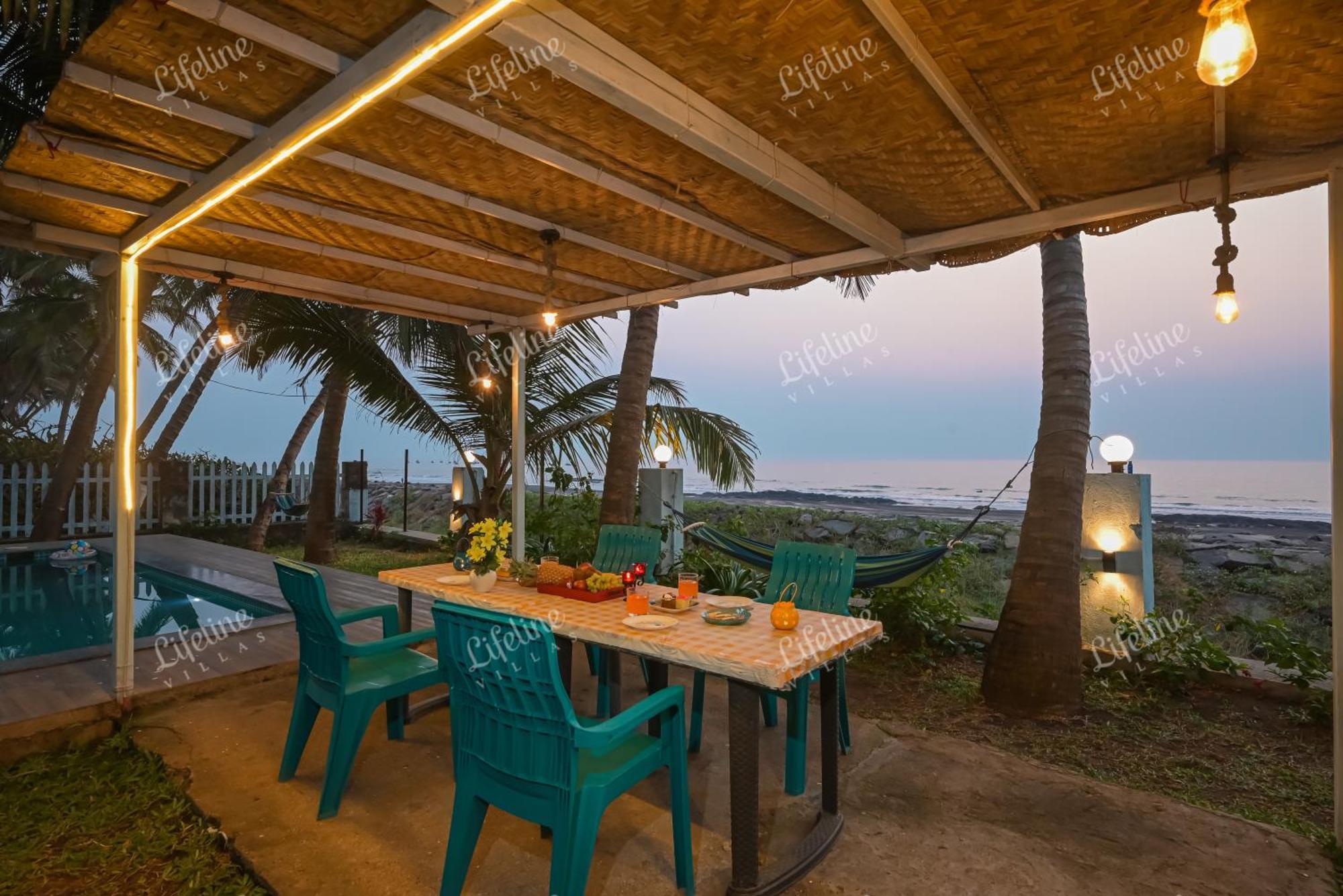 En Ocean Infinity Pool Villa Overlooking Sea ,Beach Touch Alībāg Exterior foto